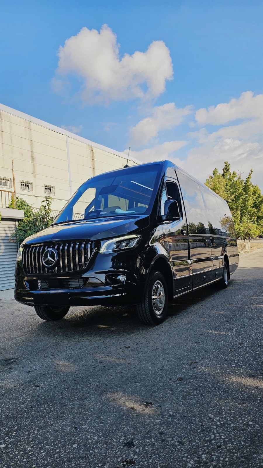 Микроавтобус Mercedes-Benz Sprinter 519 Verus Plus VIP, вид спереди в три четверти